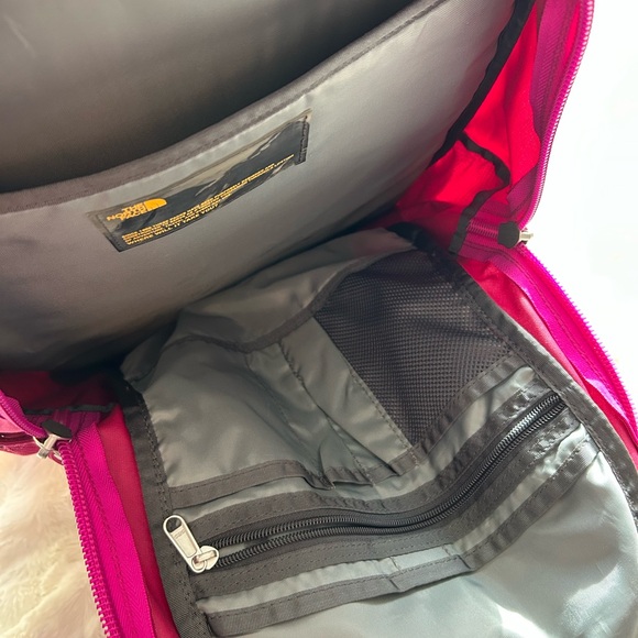 The North Face Fuchsia and Gray Backpack - Picture 3 of 3